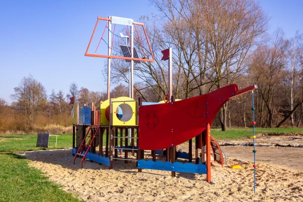Mini park w Jasionce (Piaski) – plac zabaw, fot. Tadeusz Poźniak